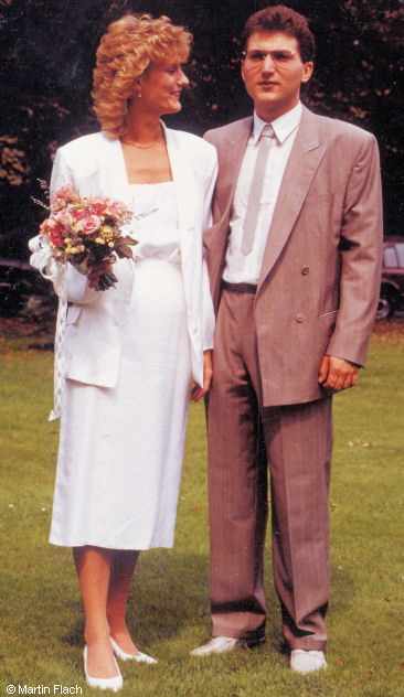 Hochzeit von Gabriele + Dietmar am 15.08.1986   � Martin Flach, Frankfurt-Sossenheim