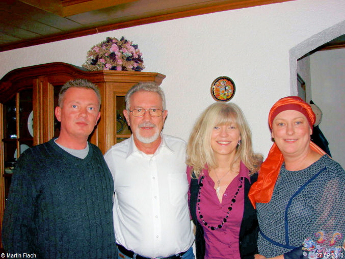 first-date-day 2010 - Sohn Thomas, Vater Martin, Tochter Sabine, Tochter Gabriele  � Martin Flach 27.09.2010