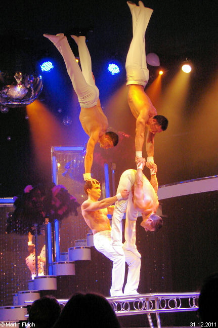 Die Pellegrini-Brothers am 31.12.2011 auf der Silvester-Gala im Phantasialand � Martin Flach 