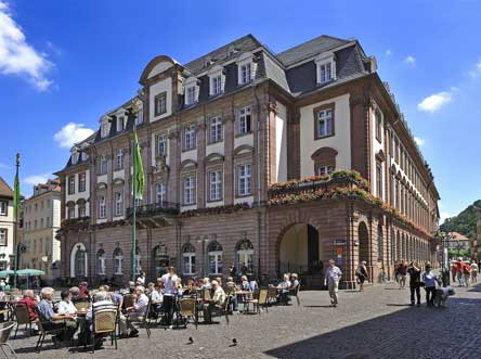 Das Rathaus in Heidelberg am Neckar - Foto: Arnim Weischer, LMZ-BW  � Martin Flach 